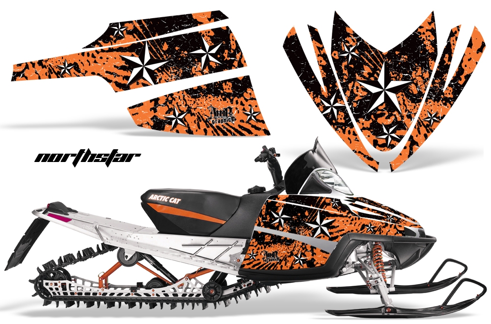 Arctic Cat M Series Graphics Kit NORTHSTAR ORANGE